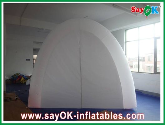 Tienda de trabajo inflable Iluminación LED Barra inflable blanca Durable Para la celebración de bodas Mejor tienda de trabajo inflable
