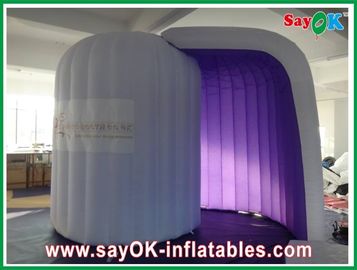 Tienda Foto-que toma inflable del partido de las decoraciones del estudio inflable de la foto púrpura durable del ventilador del CE