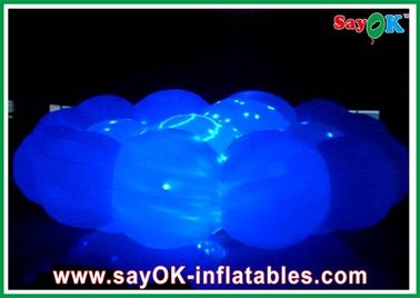 Accesorios inflables de bola LED de fiesta blanca nube inflable de color blanco para discoteca