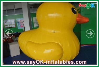 Balones de animales inflables Eventos Alturas 4M Pato amarillo inflable personalizado con soplador de aire de 750w