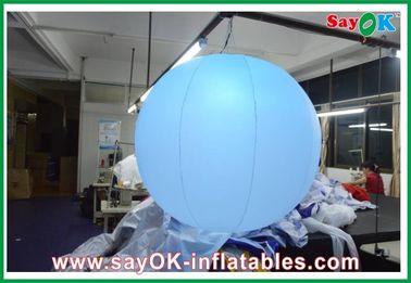 Decoración inflable de la iluminación del partido colorido, bola ligera inflable del diámetro los 2m