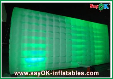 L10 X W10m carpa familiar inflable con luz LED para club nocturno evento de promoción publicitaria