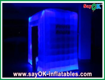 La cabina del acontecimiento exhibe la cabina inflable de la foto del paño durable de Oxford, las luces llevadas hace saltar la cabina de la foto
