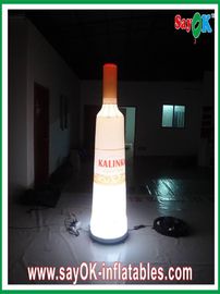 altura inflable los 2M del vino de la botella del paño de nylon 190T con las luces llevadas