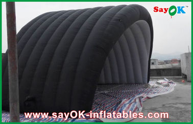 Tienda inflable impermeable negra del aire con el paño de Oxford y capa del PVC para la tienda inflable del trabajo de Ourdoor