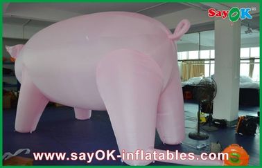 Historieta inflable rosada gigante del cerdo modificada para requisitos particulares para la publicidad