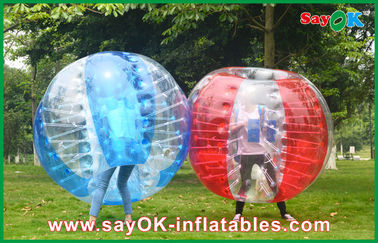 Bola inflable grande de la burbuja, bola de parachoques inflable de los juegos del deporte del 1.5m