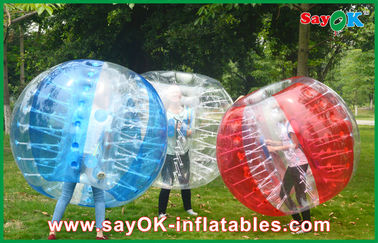 Bola inflable grande de la burbuja, bola de parachoques inflable de los juegos del deporte del 1.5m