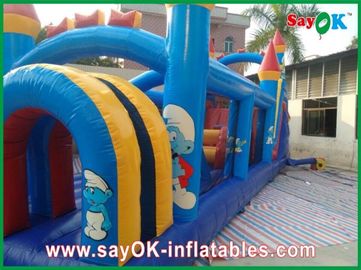 Curso de obstáculos Bounce House Familia Inflatable Bounce CE Certificado Blower Modelo de dibujos animados