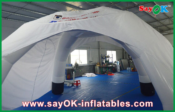 Inflable Igloo En el aire libre de la fiesta de entretenimiento hermética Inflable Cúpula de la tienda de campaña Cuadrilátero / Hexahonal PVC para publicidad