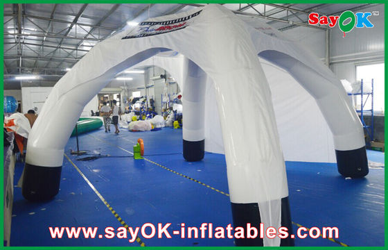 Inflable Igloo En el aire libre de la fiesta de entretenimiento hermética Inflable Cúpula de la tienda de campaña Cuadrilátero / Hexahonal PVC para publicidad