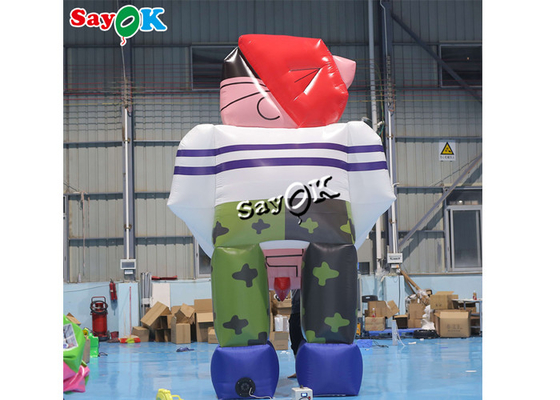 decoración al aire libre de For Indoor And del modelo inflable de la mascota del gigante de los 4.5m