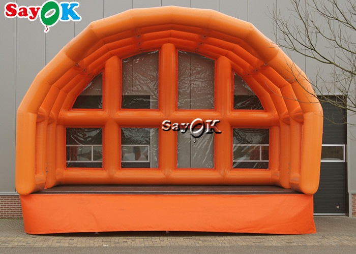 Tienda inflable al aire libre Tienda de eventos inflable personalizada para actividades de escenario de espectáculos en carretera