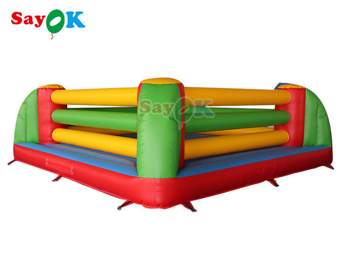 Boxeo inflable Ring For Kids de Oxford de los juegos de los deportes de la competencia al aire libre los 5x5x1.5m