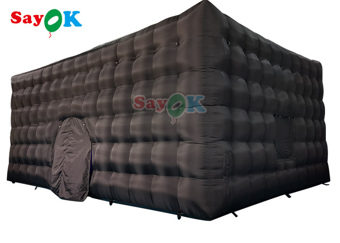Tienda de club nocturno inflable a prueba de aire con luz led decoración de eventos de fiesta tienda de aire inflable