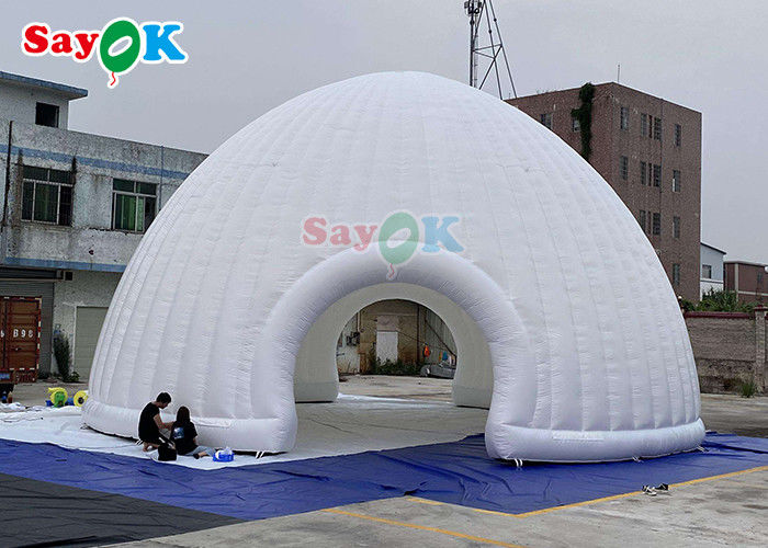 Tenda de aire inflable publicidad estructura de la tienda de iglu