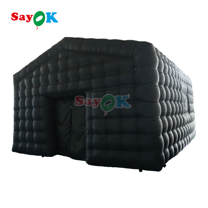 Iluminación portátil de discoteca LED Tenda de club nocturno móvil Cubo inflable Tenda de fiesta Club nocturno inflable para alquilar