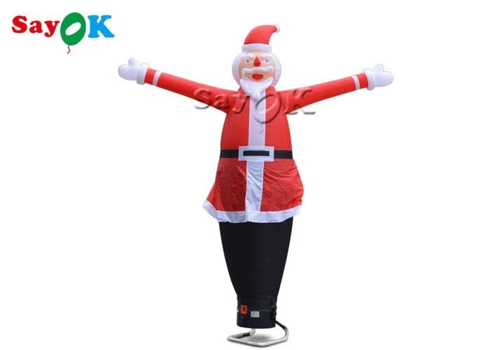 Chuchería rara inflable del hombre del tubo que agita que hace publicidad del bailarín inflable del aire de la Navidad 10m