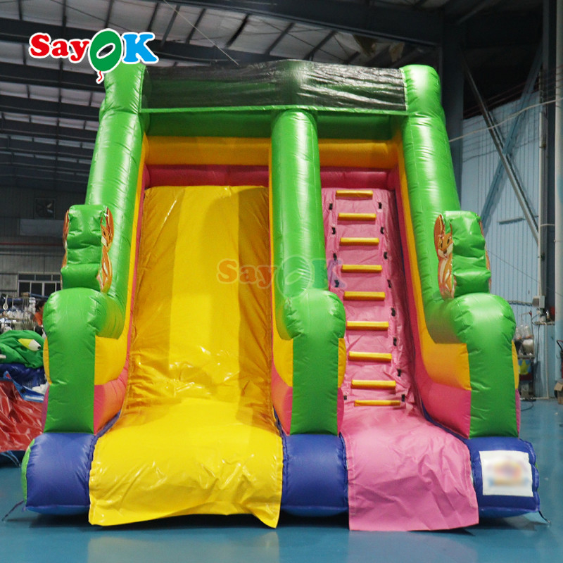 Deslizador de piscina inflable PVC Combinado Deslizador inflable y salpicador de piscina gigante inflable