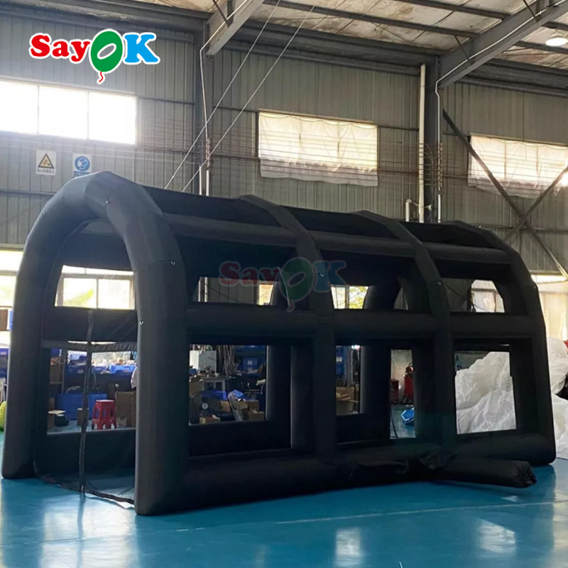 Tienda deportiva gigante inflable para exteriores Tienda de tenis inflable para deportes