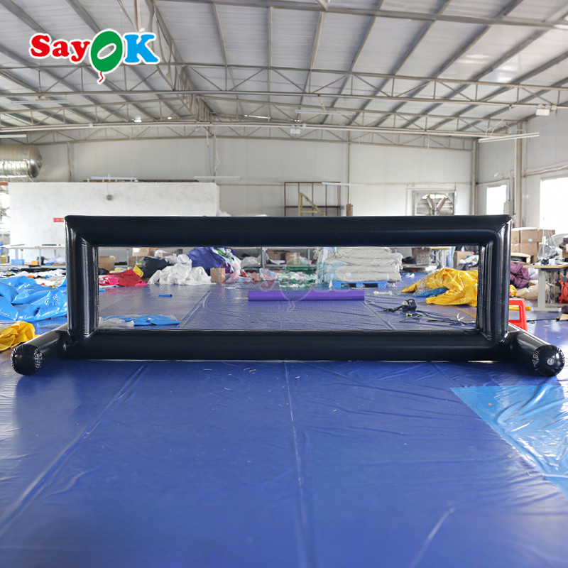 Cancha de voleibol inflable de PVC, piscina, cancha de voleibol acuático inflable para juegos acuáticos al aire libre
