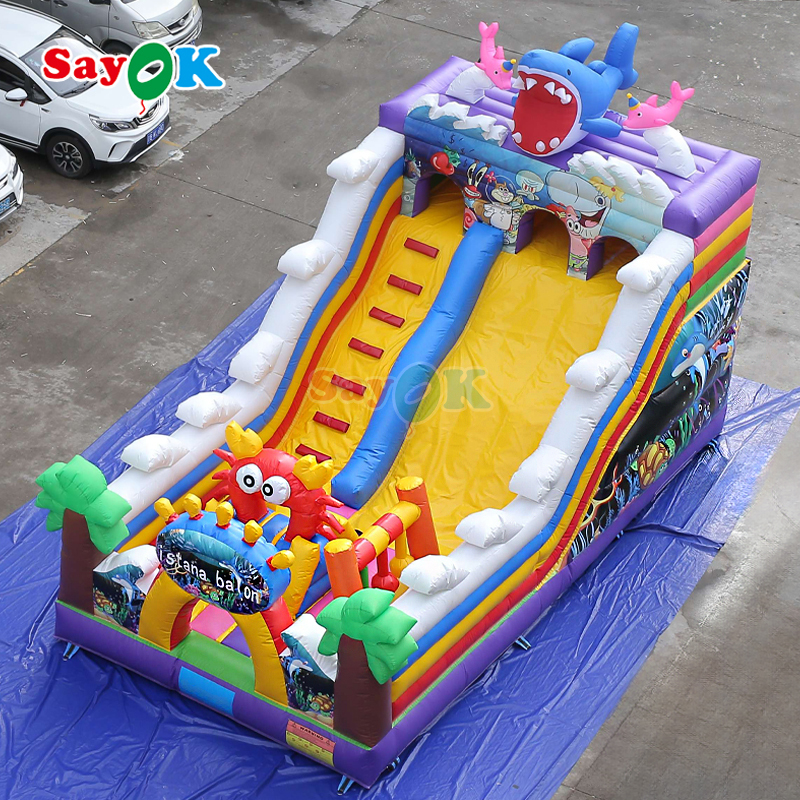 Sayok Seaworld Castillo Inflable Inflable Casa Inflable para Niños