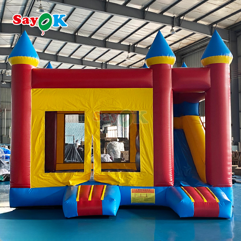 Sayok castillo de rebotes inflables al aire libre comercial de PVC casa de rebotes combo para niños