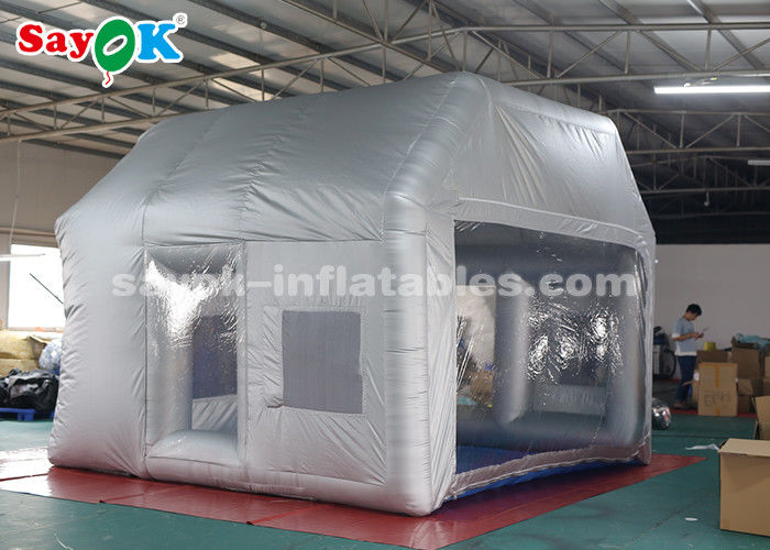Tienda inflable de plata con sistema de filtro / tienda inflable de burbujas