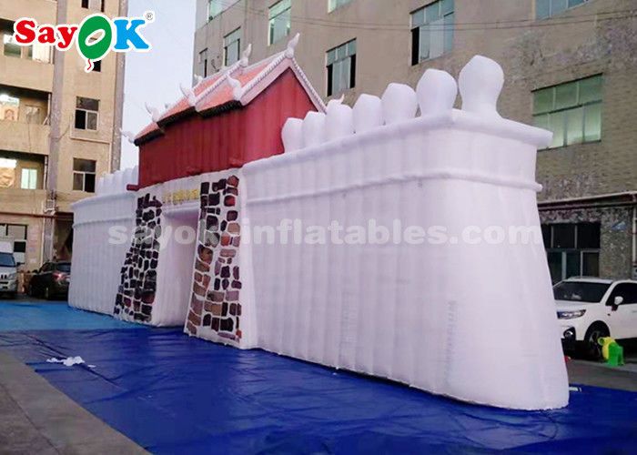 Productos inflables de encargo de ROHS, pared inflable comercial de la roca del LED para la exhibición al aire libre