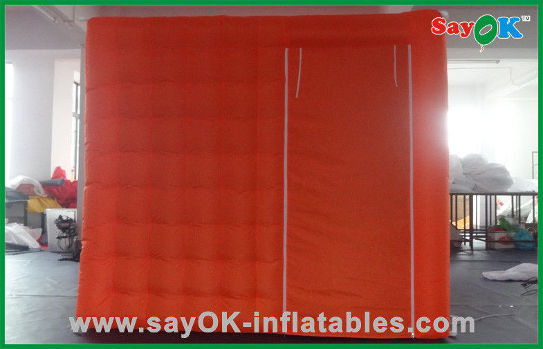 La cabina de la foto de la boda emplea el paño inflable de encargo rojo portátil de Oxford de los productos para la boda