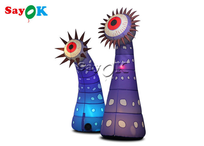 la decoración de iluminación inflable LED de 190T los 4m observa la flor