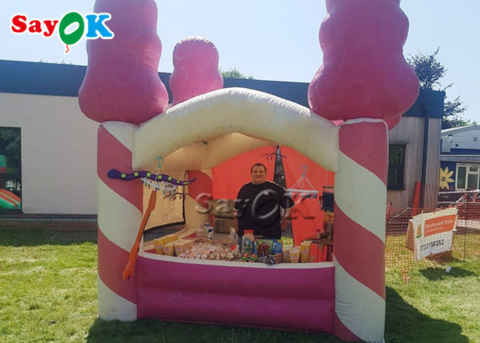 Mejor carpa de trabajo inflable carpa de trabajo inflable carpa portátil de PVC caramelo de hilo de aire inflable carpa de aire impermeable