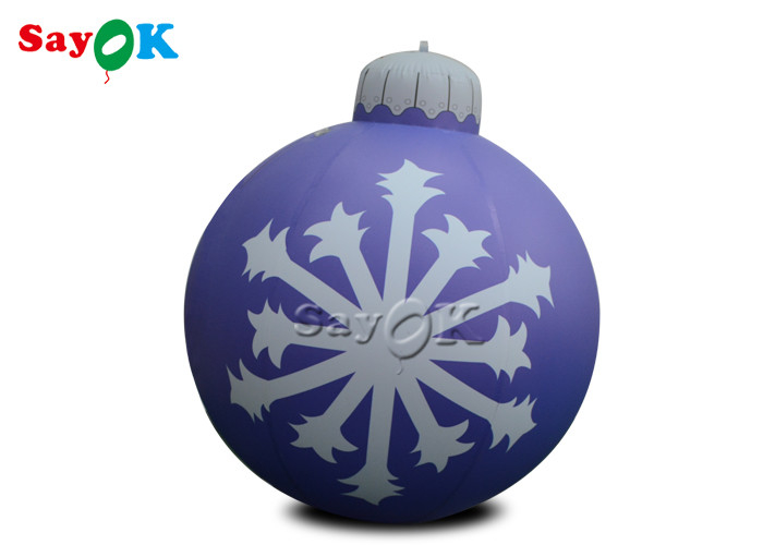 Navidad de encargo del jardín de 3M el 10ft adornó la bola inflable para el día de fiesta