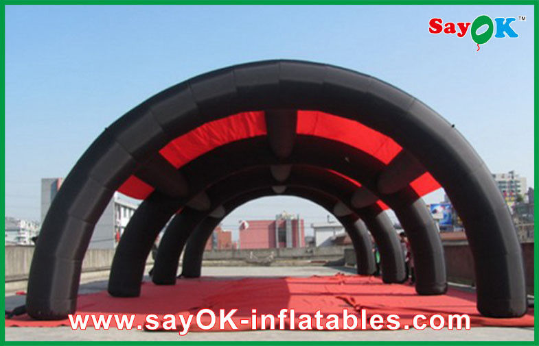 Tienda de aire inflable de lona de PVC Tienda comercial inflable de proyección de cúpula Tienda publicitaria de fiesta Tienda de casa inflable