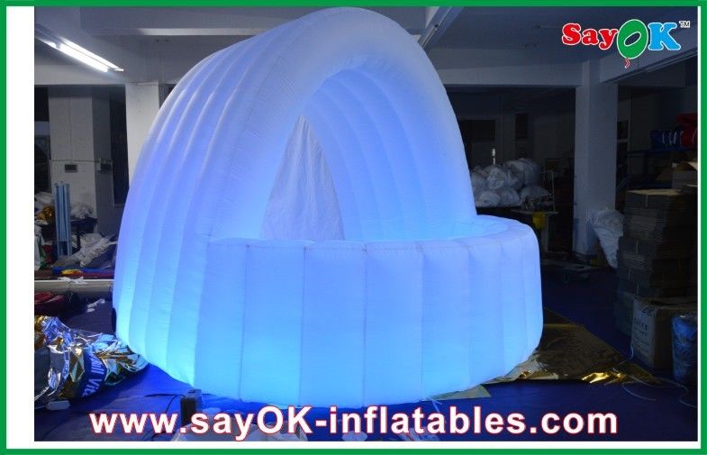 Tienda de exhibición de LED inflable para exteriores, barra de LED inflable de trabajo