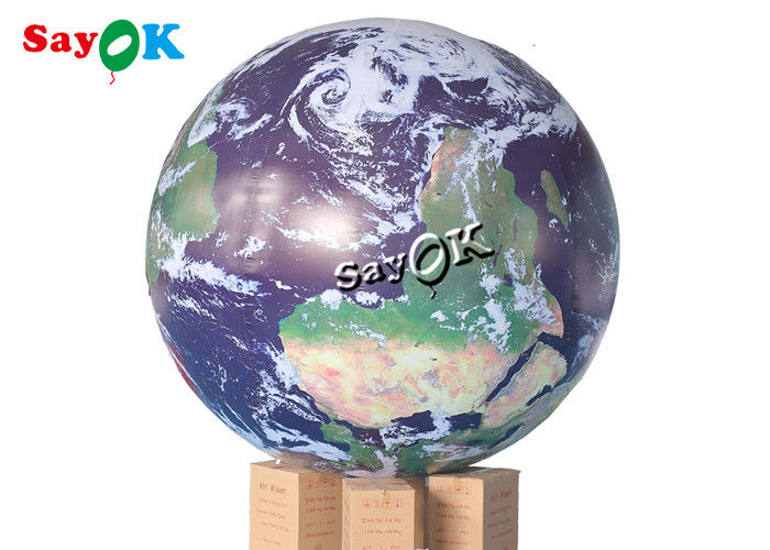 modelo inflable With Led Lighting del globo de la tierra del gigante de los 2m