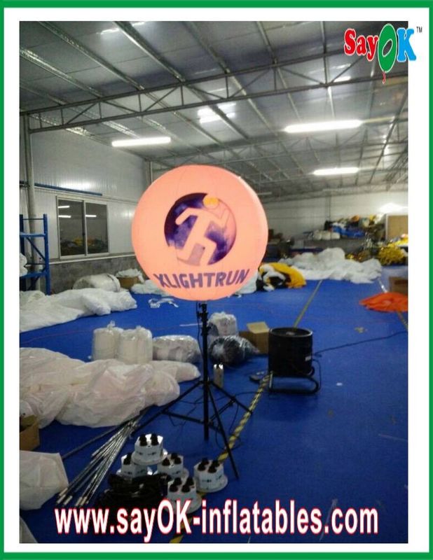 El RGB enciende SGS de nylon inflable ROHS del paño de la decoración 190T de la iluminación con el soporte