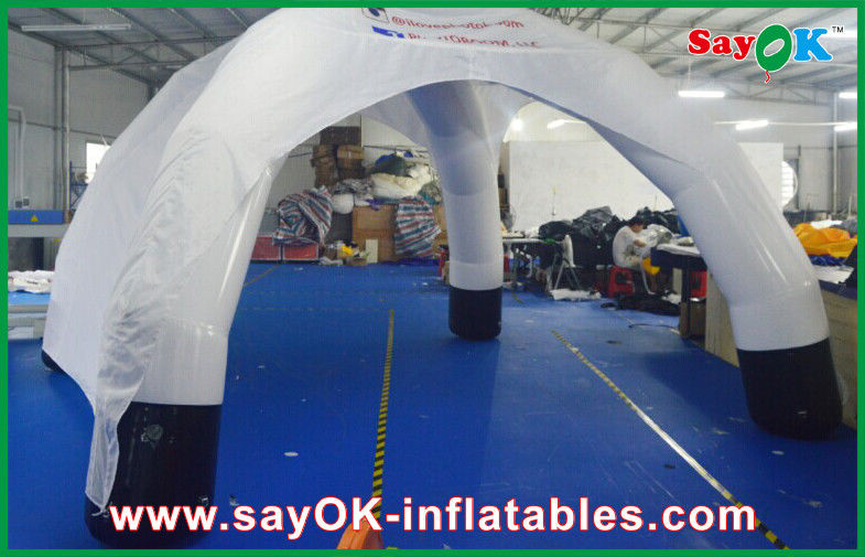 Inflable Igloo En el aire libre de la fiesta de entretenimiento hermética Inflable Cúpula de la tienda de campaña Cuadrilátero / Hexahonal PVC para publicidad
