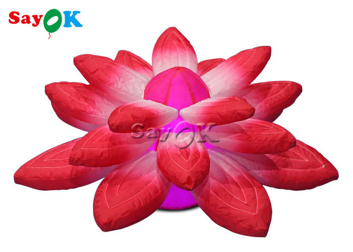 decoración de la etapa del pasillo de los 3.28ft con las luces inflables rojas que cuelgan loto