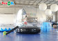 Outdoor Transparent Globe Ball Photo Booth Christmas Human Size Giant Inflatable Snow Globe With Blowing Snow Tent