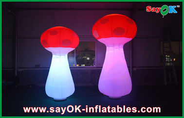 Seta inflable soplada aire del acontecimiento anaranjado inflable de la iluminación
