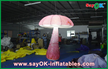 Etapa inflable interior de la seta de la decoración los 2M de la iluminación para hacer publicidad