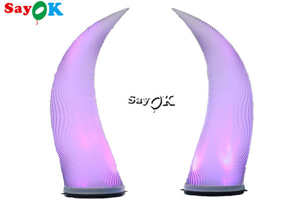 decoración de iluminación inflable multicolora LED de los 2.5m de marfil para casarse la decoración del acontecimiento