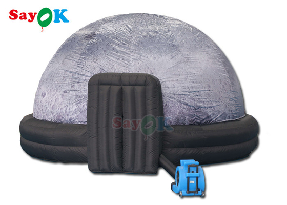 Tienda inflable Logo Pattern de encargo del planetario de la bóveda del diámetro del arte los 5m