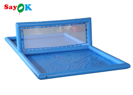 Juegos interactivos del agua del PVC de los juguetes de voleibol de las cortes de la familia del entretenimiento inflable de la vecindad