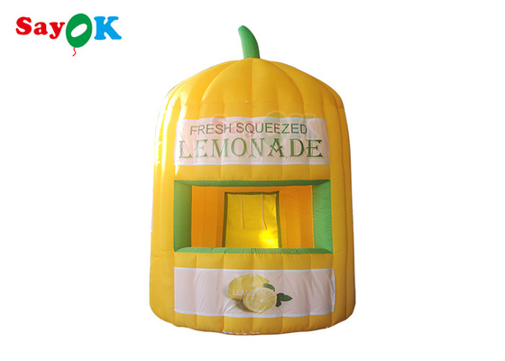Puesto de limonadas inflable del trabajo de la tienda al aire libre inflable de la tienda que hace publicidad con el ventilador
