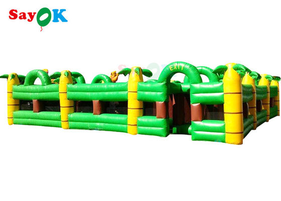 Juegos de sociedad inflables divertidos grandes de Maze For Adults Kids Inflatable de la palmera de los juegos de los deportes