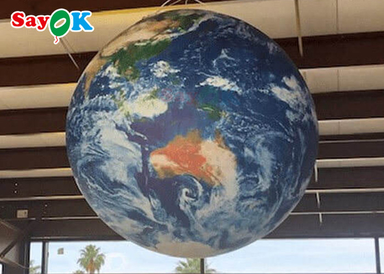Tierra inflable de los planetas de la decoración nueve del acontecimiento con el globo del planeta de la luz del LED