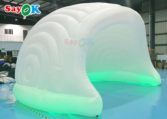 Tienda inflable del casco del viento del fútbol gigante de la resistencia para los acontecimientos