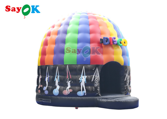 Tienda inflable del aire de la lona con la publicidad de la tienda del partido del PVC de la luz del LED